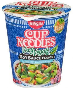 nissin soy sauce vegan ramen