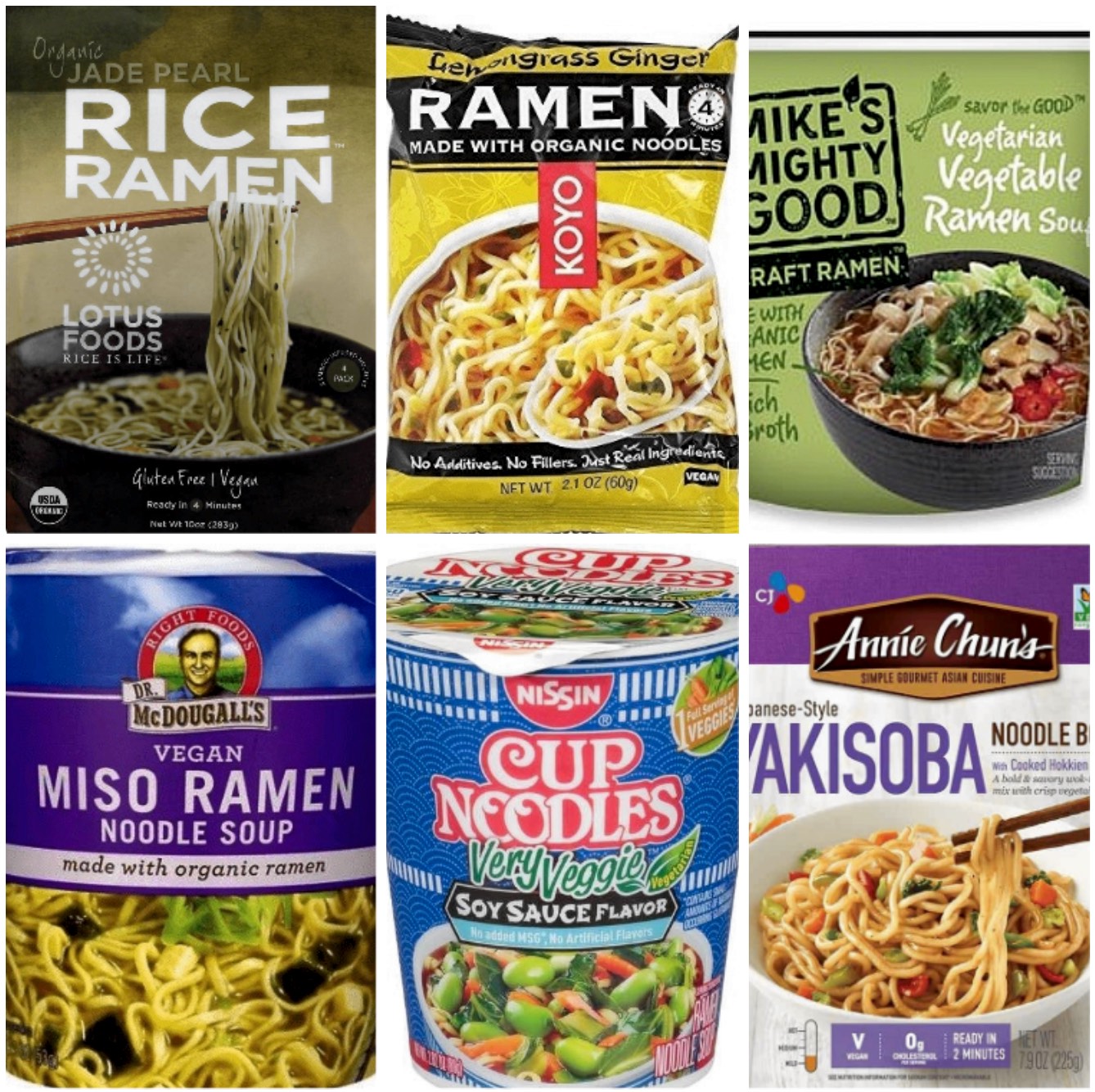 Vegan instant food clearance