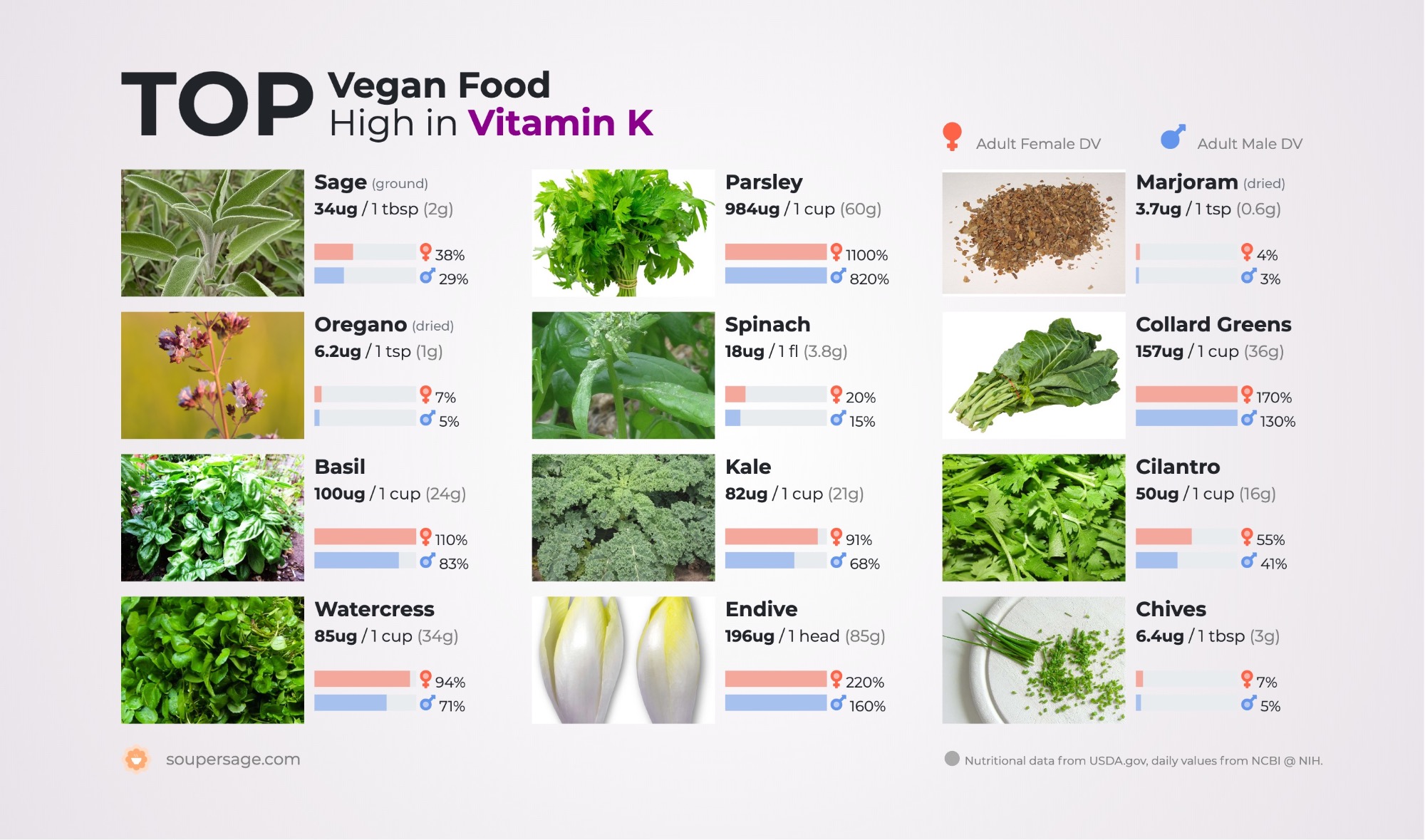 image of Top Vegan Food High in Vitamin K