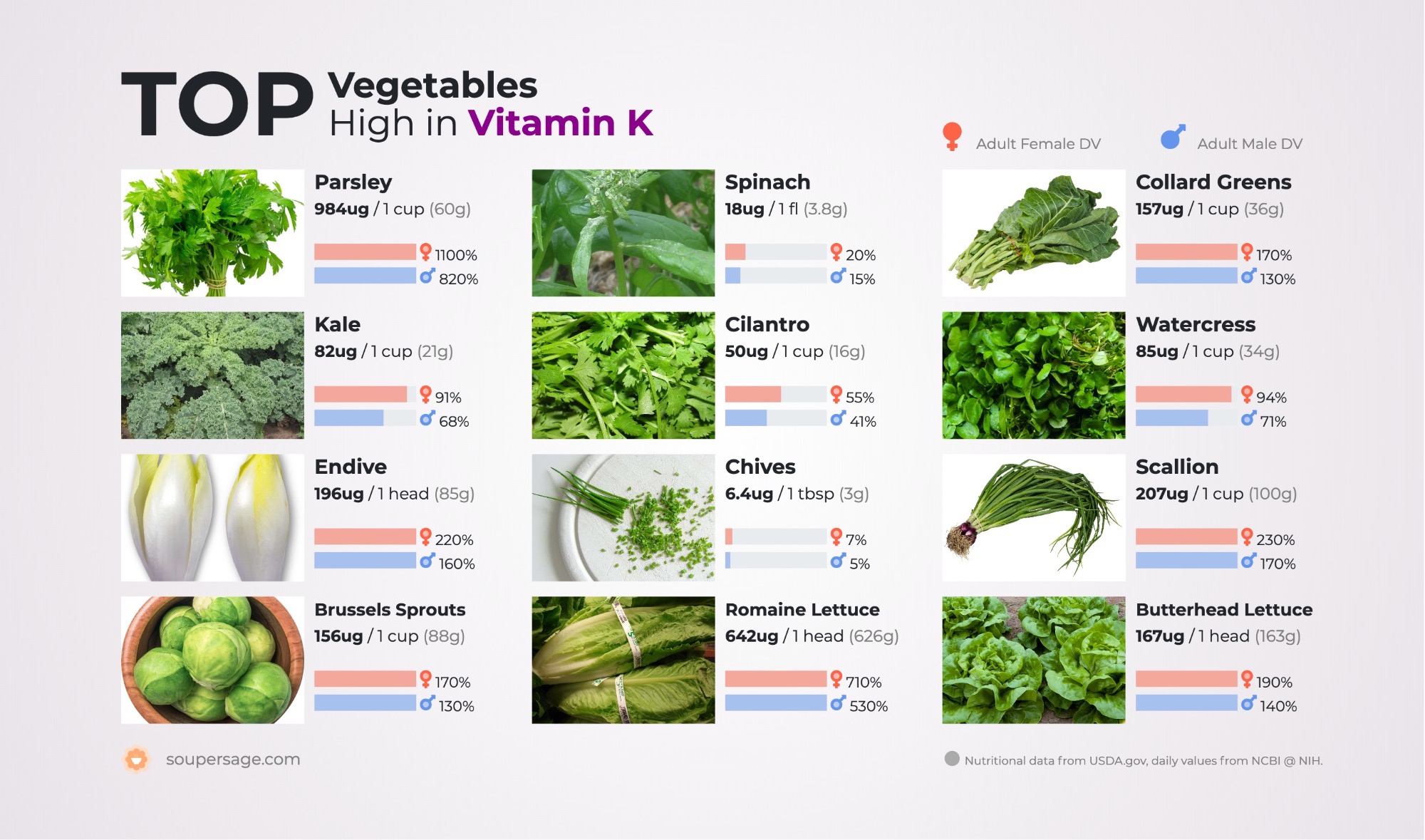 image of Top Vegetables High in Vitamin K